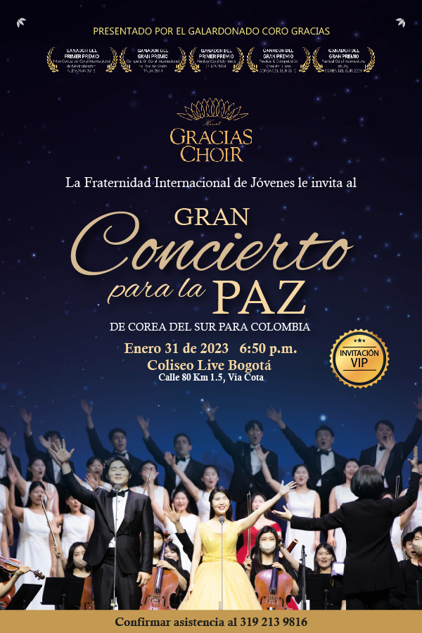 GRAN CONCIERTO DE COREA DEL SUR PARA COLOMBIA ESTE  MARTES 31 DE ENERO.