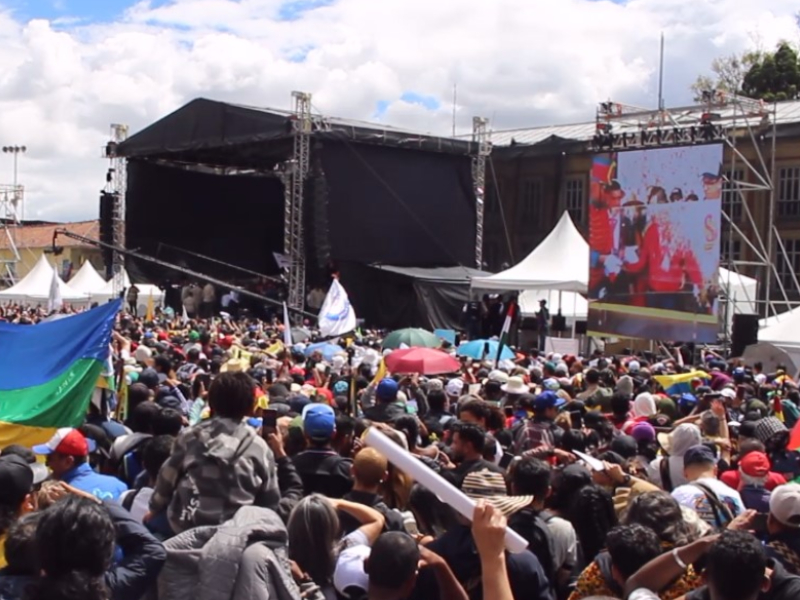    ¡ASÍ SE VIVIÓ EL PRIMERO DE MAYO EN BOGOTÁ!