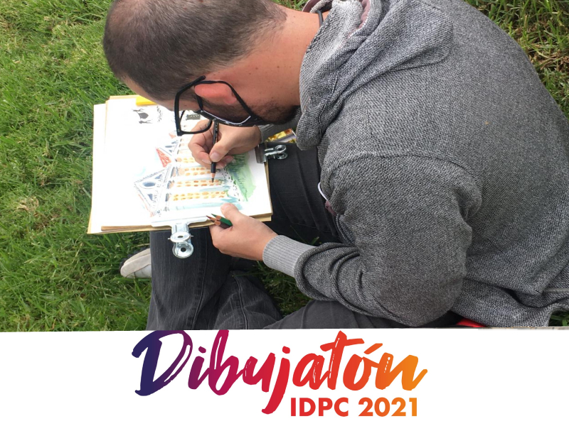 ¿Dibujar en un cementerio?