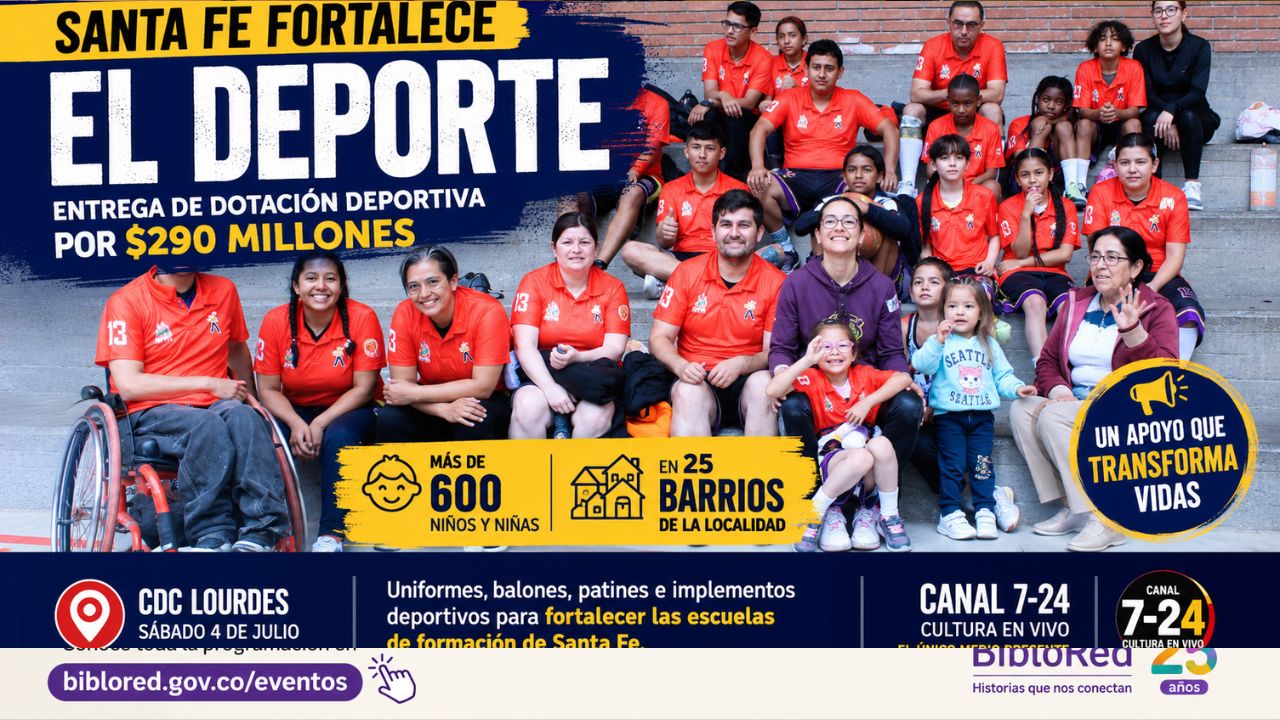 ESCUELAS DEPORTIVAS DE LA LOCALIDAD DE SANTA FE RECIBEN DOTACIÓN